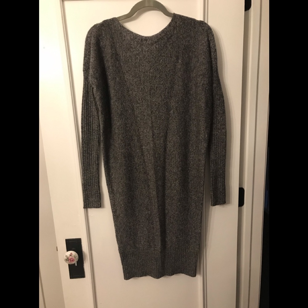Moda International Charcoal Grey Sweater Dress - Picture 10 of 14
